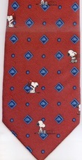Peanuts comic strip charlie brown snoopy tie Necktie