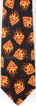 Superman comic strip tie Necktie