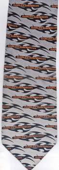 Harley Davidson logo Gradation Tatoo tie necktie