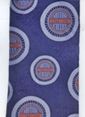 Harley Davidson logo on a wheel tie necktie