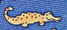 small alligator repeat Tie necktie