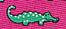 small alligator repeat Tie necktie