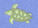 sea Turtle summer pastels Repeat Tie