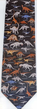 Dino Species  necktie ties
