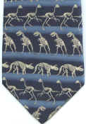 Dinosaur Species skeletons necktie Tie