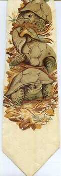 Rodriguez Greater Tortoise Extinct Circa 1800 Endangered Species necktie ties