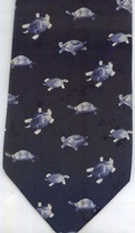 four Turtles poses necktie Tie
