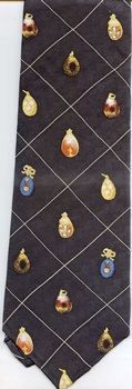 Faberge egg Diamond Pattern decorative elements designer NECKTIES