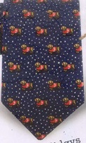 dog and candy cane bones holidays Tie winter necktie merry Christmas presents  holiday tye