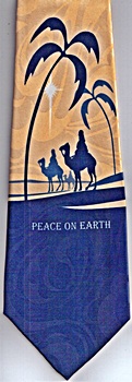 Three wisemen camel nativity Tie desert star winter necktie Christmas christ birth birthday holiday tye