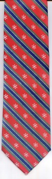 Christmas Neckties in silk and polyester
