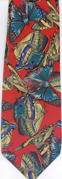 Butterfly silk Vissara Milano  tie necktie