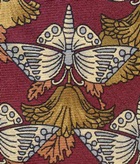  moth silk F Rutledge  tie necktie