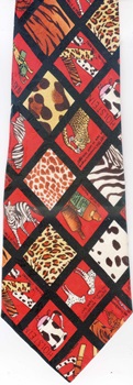 Exotic zoo animals, african wildlife, zoo mammal necktie Tie