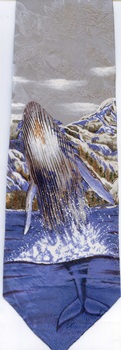 Humpback Whale Marine mammal tie NECKTIES