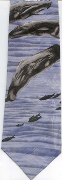 Sperm Whale Marine mammal tie NECKTIES