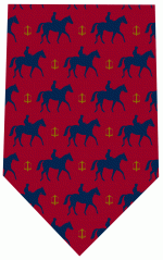 Bookie's Favourite Horse Jockey crown Fox & Chave  necktie Tie
