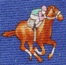 Fast Finisher  race Horse  stallion equine tack alynn necktie Tie