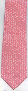Horse Shoes Up for Luck  Fox & Chave  necktie Tie