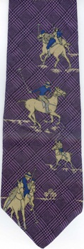 Polo saddle Horse Izod stallion equine mallet gear necktie Tie