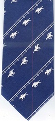 Galloping Horse race Fox & Chave necktie Tie