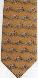 Wild Horse Scene herd stallion equine colt necktie Tie