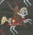 european celtic heraldry heraldic knights castels armor swords battle textile wall hanging tapestry shirt Classical Civilizations fabric design necktie ties Stallions Repeat Tie