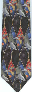 Michael David Ward Space fantasy designer NECKTIES ties surface design tie decorator fabric