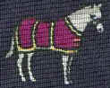 saddle Horse blanket herd stallion equine pony necktie Tie