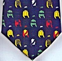 horse Racing Colors jockey silks cap gear necktie Tie