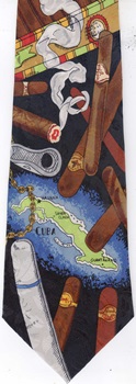Cuba cuban cigars map world Tie ties neckwear map geography contintent ties tye neckwears Antique World Map Tie
