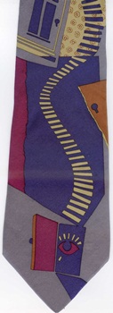 Long and Winding Road beatles necktie apple corps ltd tie musical group boys band rock and roll ringo paul george john