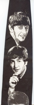 Beatles Portrait Classic Heads beatles necktie apple corps ltd tie musical group boys band rock and roll ringo paul george john
