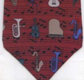 Musical Instruments Tie