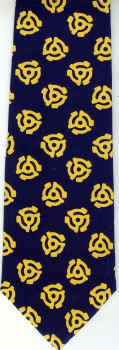 45 Records Adapter necktie  Tie