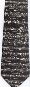 Classical Sheet Music Tie