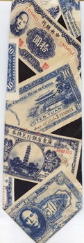 chinese money currency China tie necktie