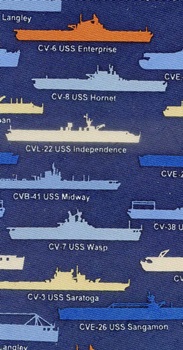 US Battleships military water transportation Tie necktie