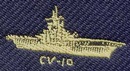 USS Yorktown CV10 aircraft carrier US Battleships military water transportation Tie necktie
