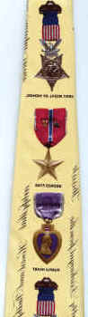 American military armed forces Flag military medals Army War Tie necktie
