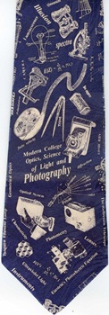 Photography Lesson Tie scattered photography equipment and photography text terms tie is sold out if image is missing