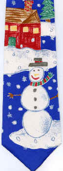 snowman save the children ties neckwear ties tye tyes neckwears