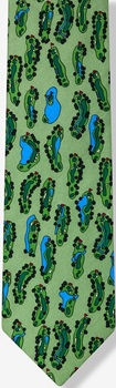Golf Course Designs Tie