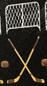 ice hockey rink net ball stick puck skates sports sport gear equipment Necktie tie