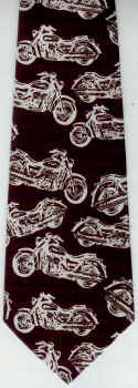 motorcycle rows Tie necktie