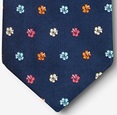 XL extra long rose flower repeat Tie necktie